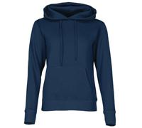 Fruit of the Loom Sudadera clásica con capucha para mujer + bolsa de tela MyShirt, marine, XS