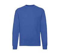 Fruit of the Loom - Sudadera clásica 'Set-In Sweat', azul real, XL