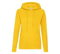 Fruit Of The Loom Sudadera con capucha ajustada para mujer (BC363)