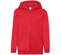 Fruit of the Loom Sudadera Con Capucha Infantil Con Cremallera