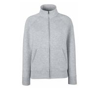 Fruit of the Loom Sudadera Con Cremallera Mujer Lady Fit Gris Blanco O Negro