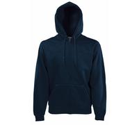 Fruit Of The Loom - Sudadera con cremallera y capucha Modelo Zip Through hombre/