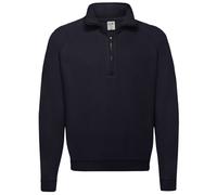 Fruit Of The Loom Sudadera con cuello con cremallera Hombre caballero (BC1370)