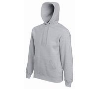 Fruit of the Loom Sudadera, Hombre, Gris, 2XL - Pecho 47/49"