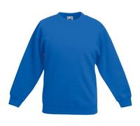 Fruit Of The Loom - Sudadera infantil con manga raglán Blu reale 12-13 Years