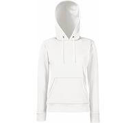Fruit of the Loom Sudadera, Mujer, Blanco, 14 / Large