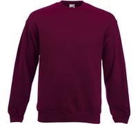 Fruit of the Loom - Sudadera rojo granate XX-Large