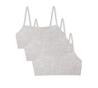 Fruit of the Loom Sujetador Deportivo de Algod n con Tirantes Delgados para Mujer, Gris/Gris/Gris, 85