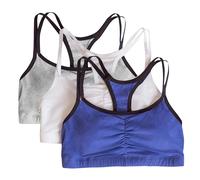 Fruit of The Loom - Sujetador Deportivo de algodón con Tirantes Delgados para Mujer, Comodidad Durante Todo el día y fácil Movimiento, Colores de Moda, 75