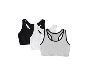 Fruit of the Loom Sujetador Deportivo Estilo Tanque Construido para Mujer Sujetador Deportivo Mujer (Pack de 6)