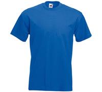 Fruit of the Loom Súper camiseta de calidad - 21 Colores - algodón, Real, 100% algodón, Hombre, M/ 96-102 cm