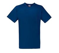 Fruit of the Loom valueweight - Camiseta para hombre (Cuello En V de té, hombre, Fruit of the Loom - V-Neck T-Shirt 'Value Weight', azul marino, medium