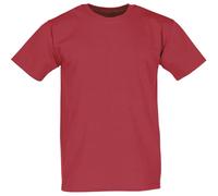 Fruit of the Loom Valueweight T | Camiseta para hombre y mujer - Camiseta básica unisex 100% algodón - Cuello redondo alto, Color rojo., XL