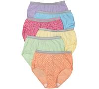Fruit of the Loom Women's 6-Pack Heather Brief Panties