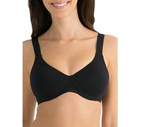 Fruit of The Loom Women's Anti-Gravity Wire-Free Bra, Black, 34B