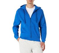 Fruit of the Loom Zip Hooded Sweatshirt Sudadera con Capucha, Azul Real, Large para Hombre