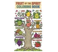 Fruit of the Spirit Coloring Book for Kids Ages 4-8 | Christian Coloring Book with Bible Verses | Faith Based Activity Book for Boys and Girls | Sunday School Gifts