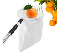 Fruit Picker Basket Stainless Steel - Deep Net Harvest Tool