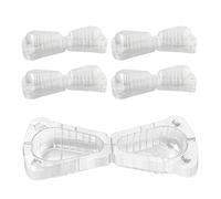 Fruit Protection Cover Set, 50pcs Transparent Animal Shield, Blueberry Strawberry Guards, Reusable Garden Crop Barrier for Birds, for Orchard Backyard Plants 3.78x0.87in