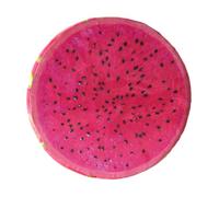 Fruit Seat Cushion - Round 39cm Soft Plush Pillow For Chair, Sofa, Or Floor | Watermelon, Orange, Lemon Decorative Cushion Pad | Cute Home, Car, and Classroom Decor Gift