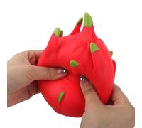 Fruit Shape Fidget Toy - Giant Dragon Stress Ball, Decorative Anti Stress Piece with Easy Grip, Rubber Frame with , Toy Styling Portable Feature, Lifestyle Accessories for Meditation, Wai