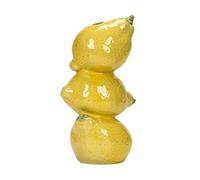 Fruit Shaped Florero, Ceramic Flower Contenedor, 7,72 x 3,31 in Floral Display Piece, Centerpiece Design, Vibrant Table Flower Pot for Kitchen, Offices, Living Room, Bedroom, Bookshelf