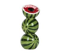 Fruit Shaped Florero, Ceramic Flower Contenedor, 7,72 x 3,31 in Floral Display Piece, Centerpiece Design, Vibrant Table Flower Pot for Kitchen, Offices, Living Room, Bedroom, Bookshelf