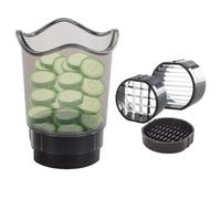 Fruit Slicer Cup - Copa de cortador de frutas | Taza - & Vegetable Fast Ticker | Cortador desmontable | Herramienta de rebanador de cocina