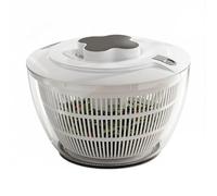 Fruit Spinner Washer, Manual Salad Dryer Basket, 9 inch Kitchen Vegetable Washer Bowl with Strainer for Berry Tomato Blueberry Cleaning Home Kitchen Travel Use, Easy Drain System, Food Prep Tool
