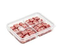 Fruit Storage Containers, Fridge Food Organizer with Airtight Snack Box