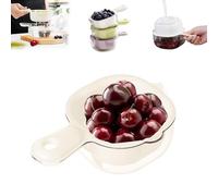Fruit Strainer Dual-Layer Veggie Colander Draining Basket with Handle,kitchen dual-layer draining basket with handle,Multipurpose Kitchen Washing Basin with Strainer for Mini Berry and Tomato Grape