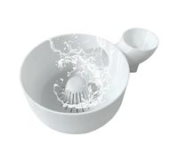 Fruit Strainer, ensalada Bowl, 9,25 x 8,86 x 3,31 pulgadas Storage Container, Automatic Drenin Basket, Compact Washing Tool for Vegetables, Camping, Kitchen, Food Prep, Multifunctional Use