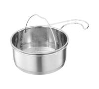 Fruit Strainer Layer | Food Catcher for Sink | Fruit Washing Basket | Portable Colander with Handle | Stainless Steel for Filter Food Waste and Wash Fruits Or Vegetables