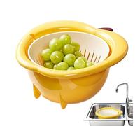 Fruit Strainer | Thick Cute Fast Draining Multifunctional | Upgraded Graters Food Strainers For Pasta Fruits And Vegetables | For Berry Salads Pasta Spaghetti Lettuce