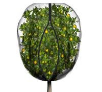 Fruit Tree Netting, Garden Squirrel Mesh Cover with Zipper, 2,4 x 3 metros / 7,87 x 9,84 ft UV-Resistant Breathable Protection Net for Berry Tomato Strawberry Fig Grape Blueberry Raised Bed Greenhouse