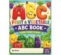 FRUIT & VEGETABLE ABC BOOK FOR 3-5 YEARS