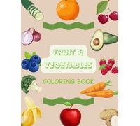 Fruit & Vegetables Coloring Book