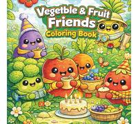 Fruit & Veggie Friends - Marker Coloring Book