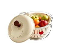 Fruit Washer - Fruit Washing Bowl With Strainer | Fruits Washers With Handle | Hand-Cranked Cleaning Kitchen Gadgets For Salad Berry Lettuce Home Kitchen Farmhouse Camping Picnic Travel