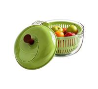 Fruit Washer Spinner Bowl, Compact Cleaning Container, Fruit Washing Bowl with Strainer, High Stability Centrifugal, Reinforced Resistant Polymer, Efficient Resource Management for Kitchen Usage