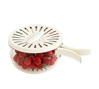 Fruit Washing Bowl with Strainer - 2 en 1 Vegetable Drainer and Washer | Fruit Strainer Container for Home Restaurant Kitchen Cooking Fridge Pantry Gabinet Apartment Storage