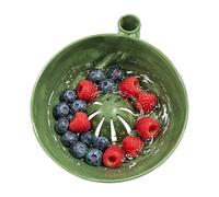 Fruit Washing Bowl with Strainer - 3D Printed Quick Self Rotating Washer