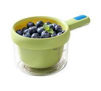 Fruit Washing Bowl with Strainer - Double Layer Fruit Bowl Cleaning Bowls