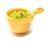 Fruit Washing Bowl with Strainer - Double Layer Fruit Bowl Cleaning Bowls