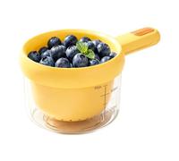 Fruit Washing Bowl - with Strainer with Handle Double Layer Colander