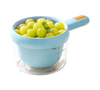 Fruit Washing Bowl - with Strainer with Handle Double Layer Colander