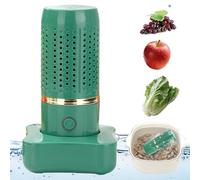 Fruit Washing Machine - ABS Electronic Components 9.8x9.8x15.5cm | Portablem Long-Lasting Waterproof Food Purifier, Multifunctional Fruit Washer | For Home Kitchen Cooking Grain Rice Seafood