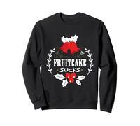 Fruitcake Chupa con Campanas y Acebo Navidad Vacaciones Sudadera