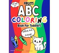 Fruits ABC Coloring Book for Toddlers