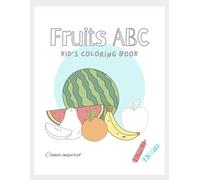 Fruits ABC: kid's Coloring Book